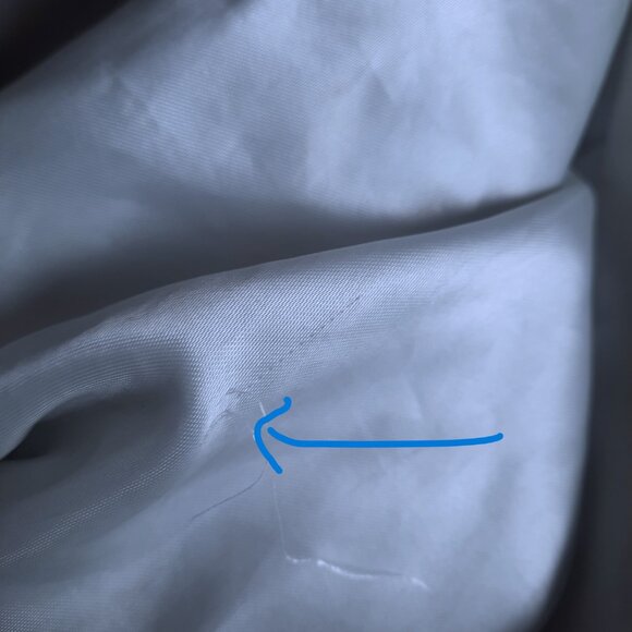 Lg King Louie Profit Embroidered Bomber Jacket- Silver, Sailboat Back 90s RetrO - Picture 7 of 11